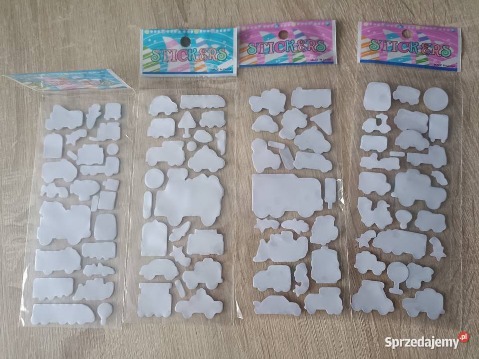 Zestaw naklejek pojazdy Kwidzyn sprzedam