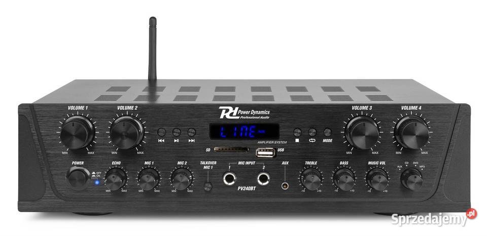 Wzmacniacz 4Strefowy z Bluetooth USB wejście sprzedam