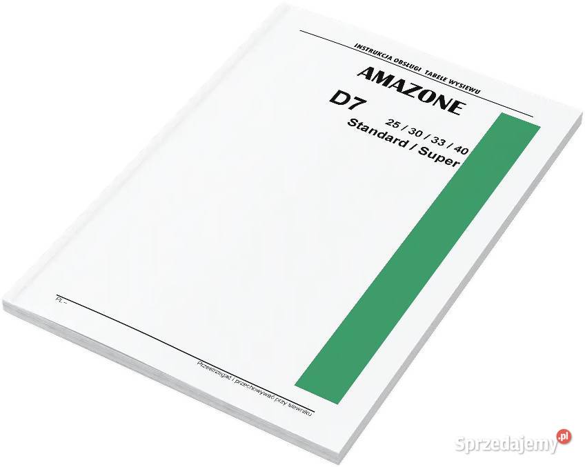 Amazone Amaco Instrukcja katalog Szamotuły