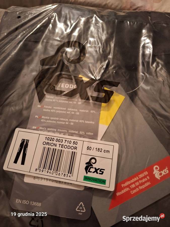 Spodnie robocze cxs małopolskie Niepołomice sprzedam