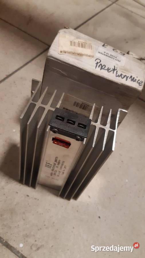IEF PRZETWORNICA REDUKTOR NAPIĘCIA 10A 24V12V ciężarowe Części samochodowe Częstochowa