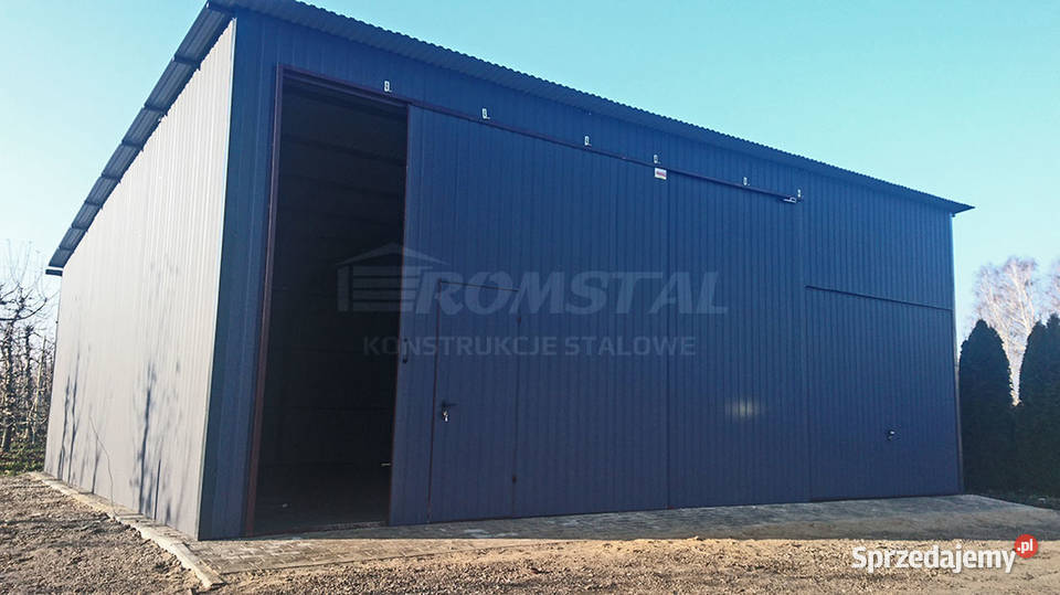 Garaż Blaszany GRAFIT 10x6 Wita Hala Magazyn podkarpackie Kołaczyce