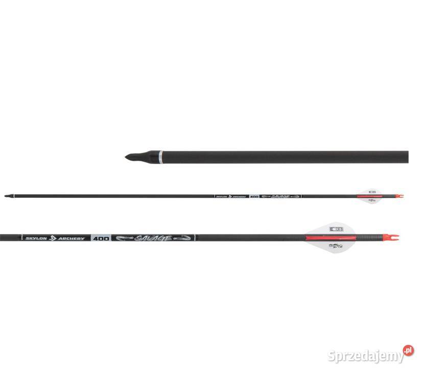 mocna Strzała karbonowa Skylon Spin 350 400 łuk