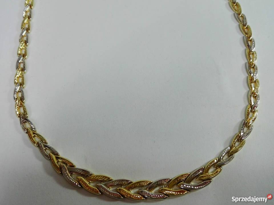 Złoty naszyjnik p585 złote
