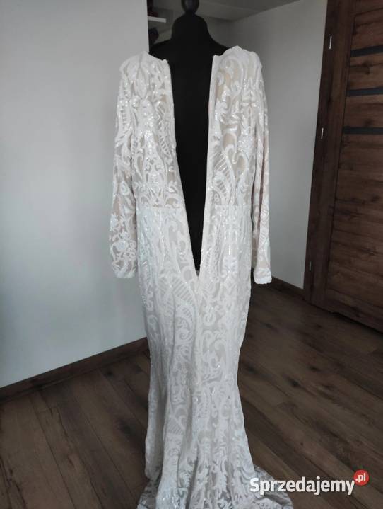 Suknia ślubna 48 4XL Bonprix biała Suwałki