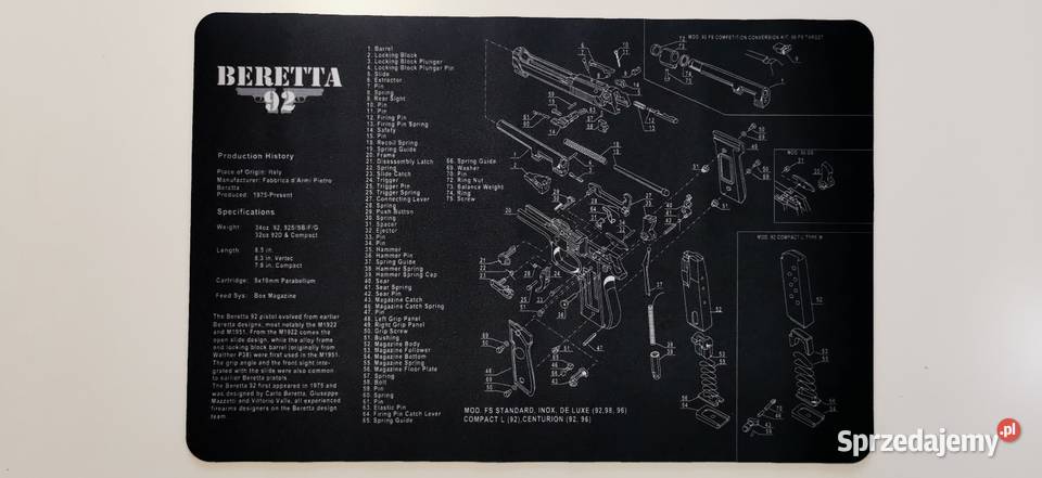 Mata do czyszczenia broni AR 15 Glock Beretta 92 mazowieckie