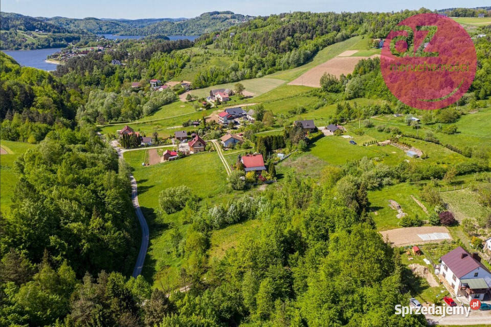 Budowlanorolna działka Jeziorem Rożnowskim sprzedam