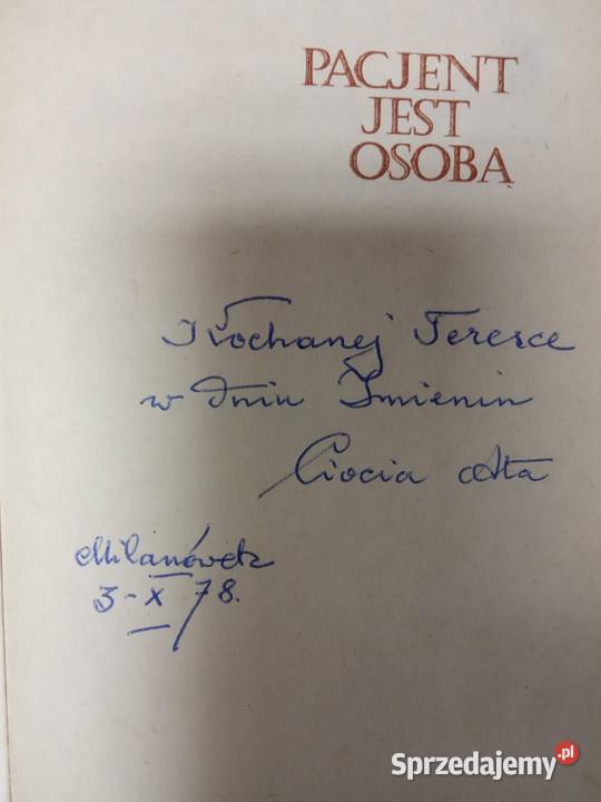 Pacjent jest osobą psychoterapia kolekcje