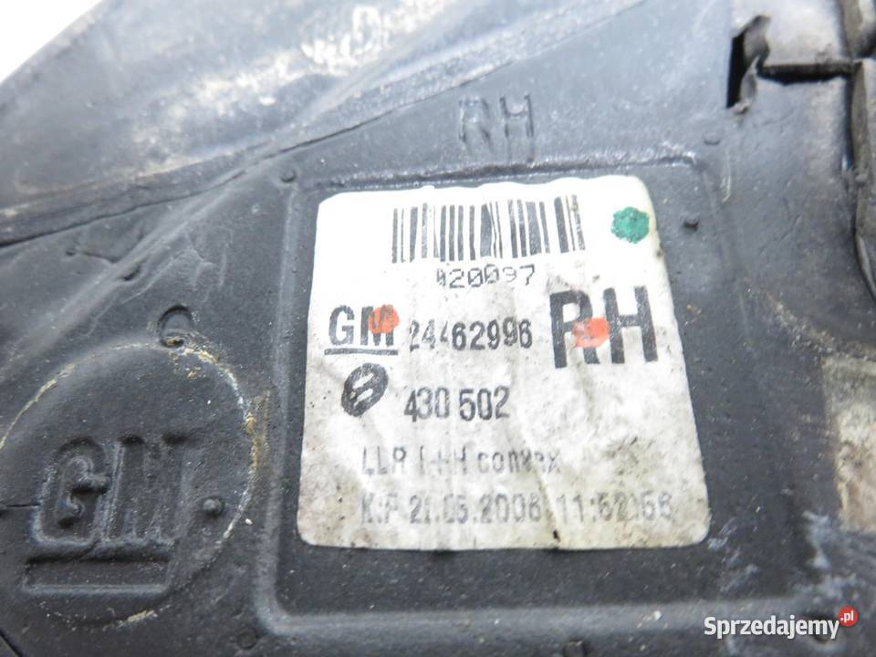 LUSTERKO PRAWE OPEL ASTRA III H 24462996 Z157