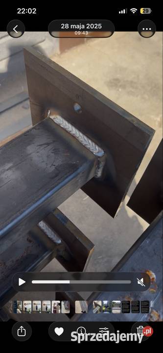 Słupy stalowe konstrukcyjne podpory konstrukcje Ostrów Wielkopolski