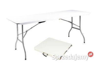 Duży stół składany walizka ogrodowy cateringowy metal wielkopolskie Poznań