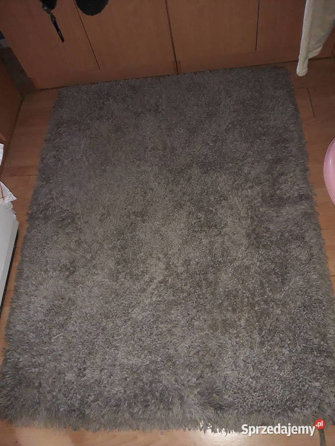 Dywan miękki długowłosy szary super stan szary Warszawa