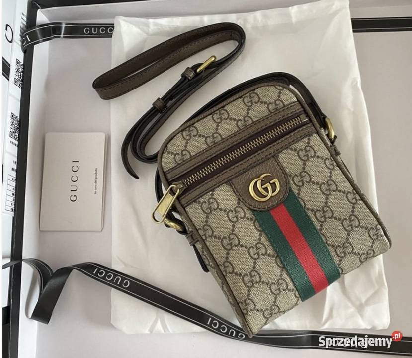Torebka męska saszetka nerka Gucci monogram
