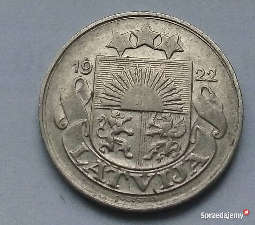 ŁOTWA10 SANTIMU1922 rRZADKA Legionowo