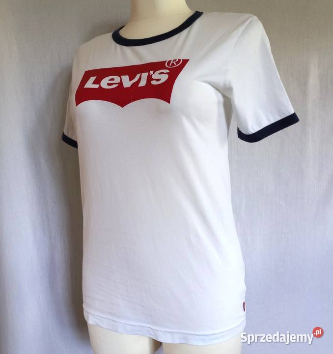 Tshrit biały r SM kolor Levis bawełna 100 Unisex Białystok
