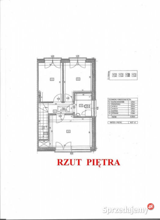 DOM 84 m2 USTANÓW Liczba pokoi 4 Piaseczno
