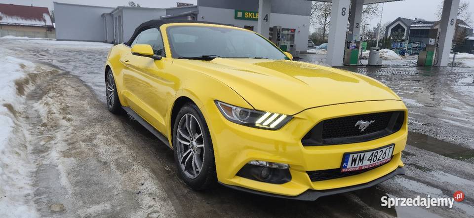 Ford Mustang VI 23 ecoboost żółty