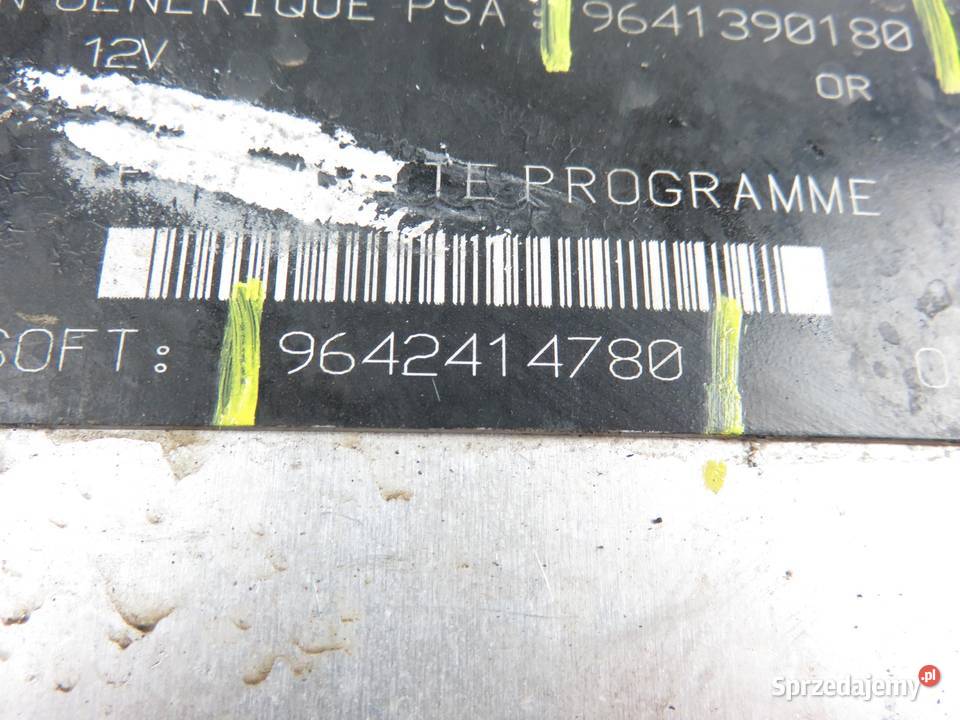 STEROWNIK CITROEN BERLINGO I 19 D 9642414780