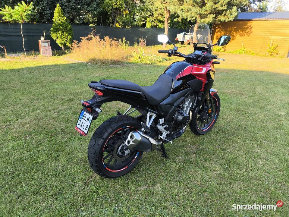 Honda CB500X pierwszy wł salon OKAZJA elektryczny starter Łódź sprzedam