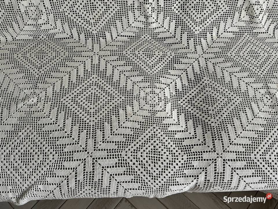 Narzuta Boho na łóżko rękodzieło szydełko Łódź