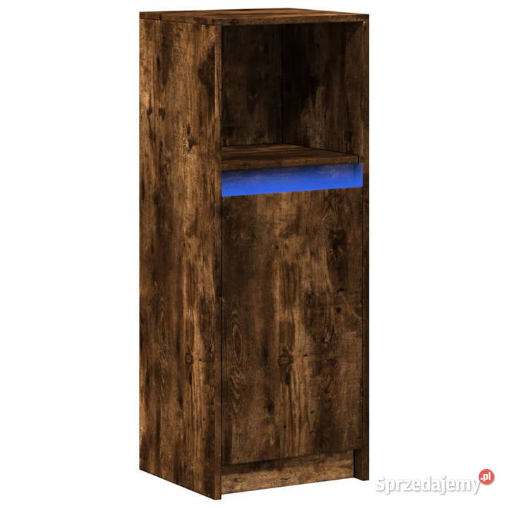 Szafka z LED przydymiony dąb 38x34x100 WM852170 Warszawa