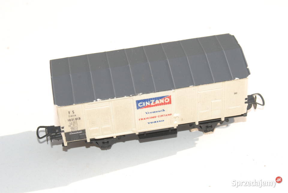 Stara zabawka wagon chłodnia Italia FS Cinzano Cieszyn