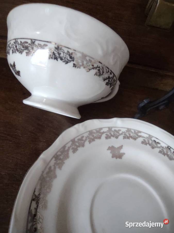 Zestaw trio porcelana Chodzież Jubileusz 25 lat Gniezno