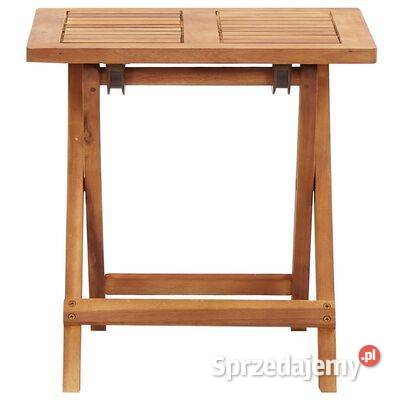 vidaXL Składany stolik ogrodowy 40x40x40 lite Stoły i stoliki ogrodowe