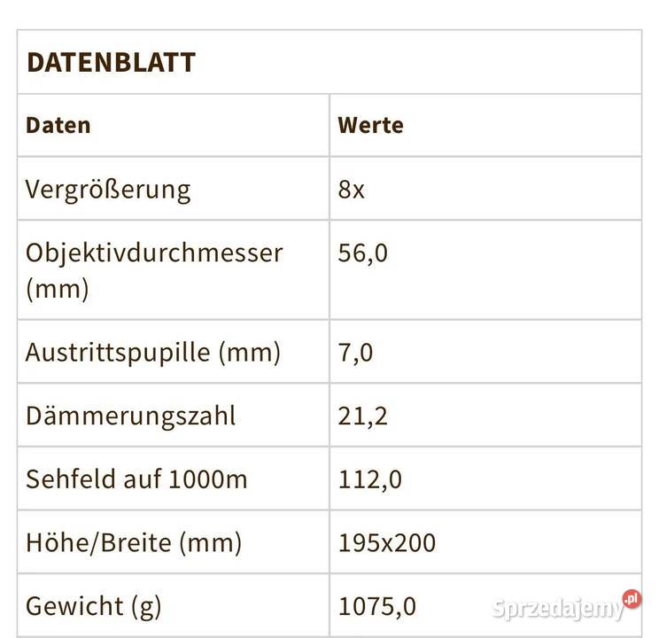Lornetka Steiner Ranger 8x56 Nowa Turystyka sprzedam