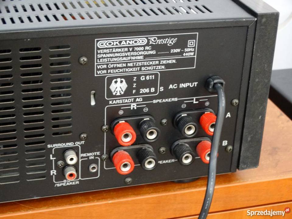 Audiofilski wzmacniacz Okano Prestige V7000 Wzmacniacze i pokrewne Jasło sprzedam