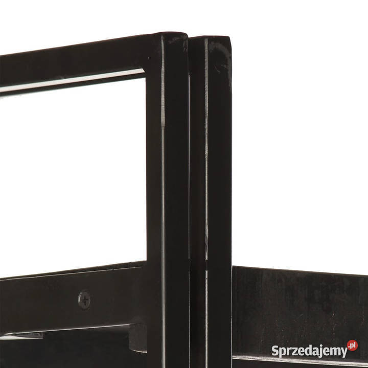 Regał 3poziomowy czarny 40x30x80 lite drewno Regały Warszawa