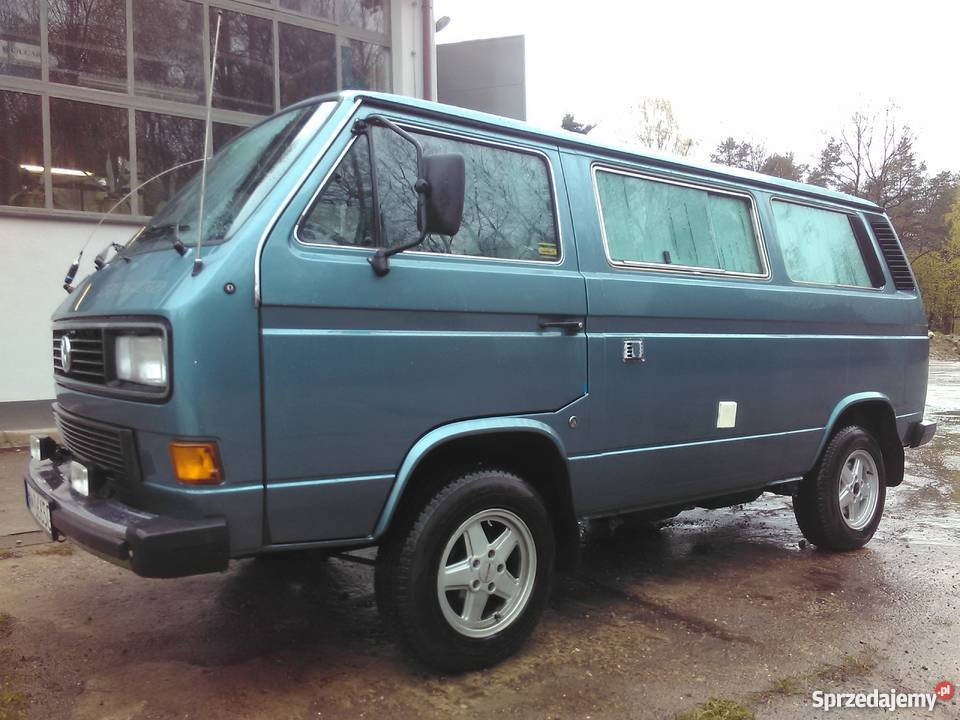 VW T3 Carawella GL Syncro niebieski Sulejówek