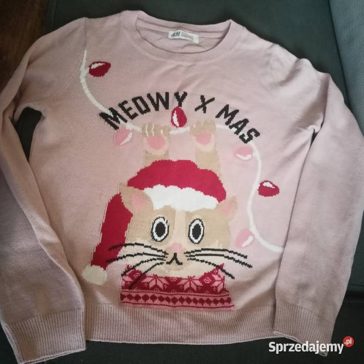 Sweter Car Christmas Meowy X Mas hm Swetry podkarpackie Strzyżów