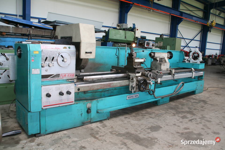 Tokarka uniwersalna TUB 830 B x 4000 rb 2008 Głowno
