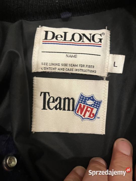 Oryginalna kurtka Delong NFL England Patriots Grzybek