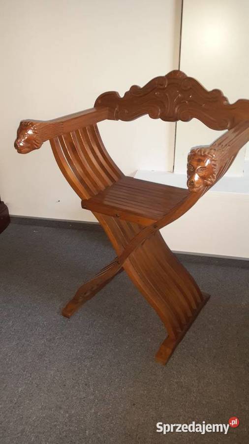 Fotel drewniany Włoski