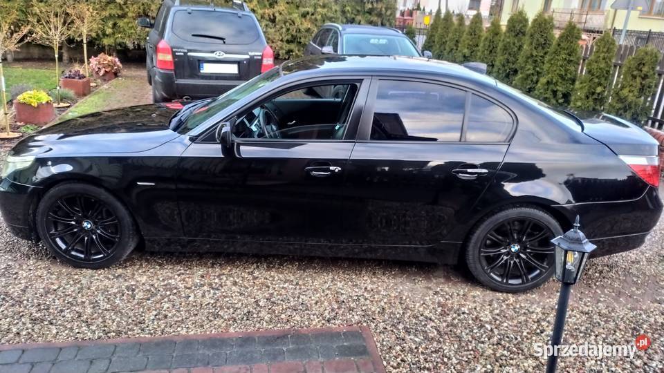 BMW E60 530D Czarny Sedan Automat Alufelgi 18