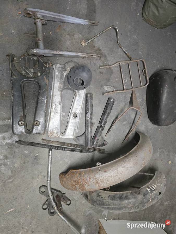 Wsk Garbuska 125 175 części błotniki półki