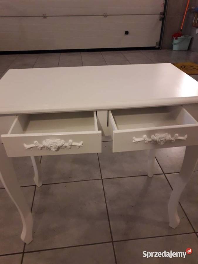 Stolik stylizowany biały lubuskie Nowa Sól sprzedam