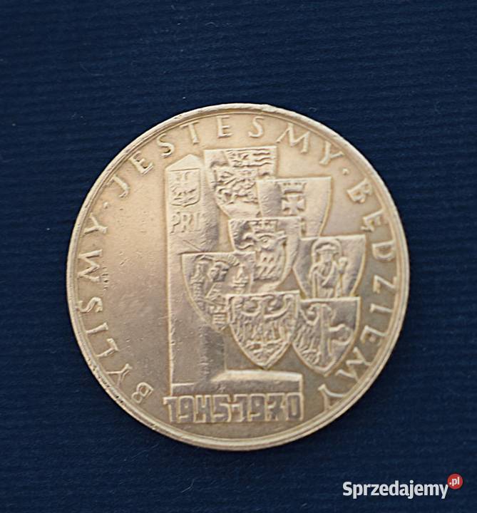 Byliśmy Jesteśmy Będziemy moneta z 1970 nominał Chełmno