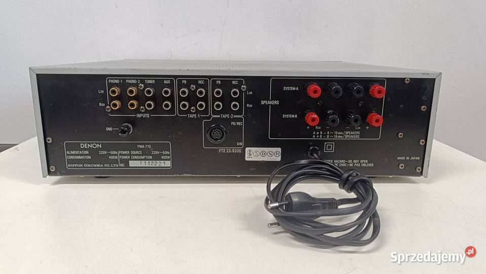DENON PMA770 Wzmacniacz audio Stereo Poznań sprzedam