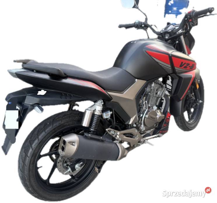 Zipp vz6 125 mały przebieg uszkodzony Motocykle, skutery, quady Białystok