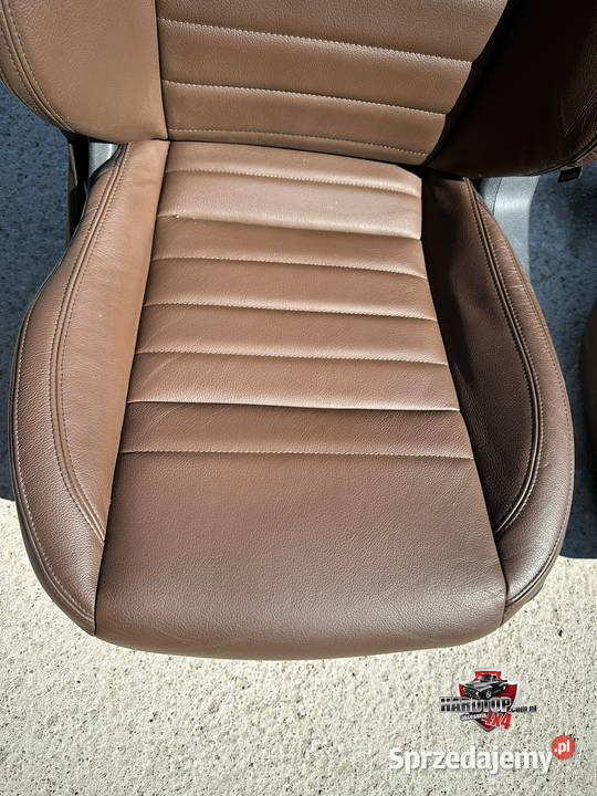 FOTELE Oryginalne Zestaw Skóra KOMPLET Mercedes Pasłęk