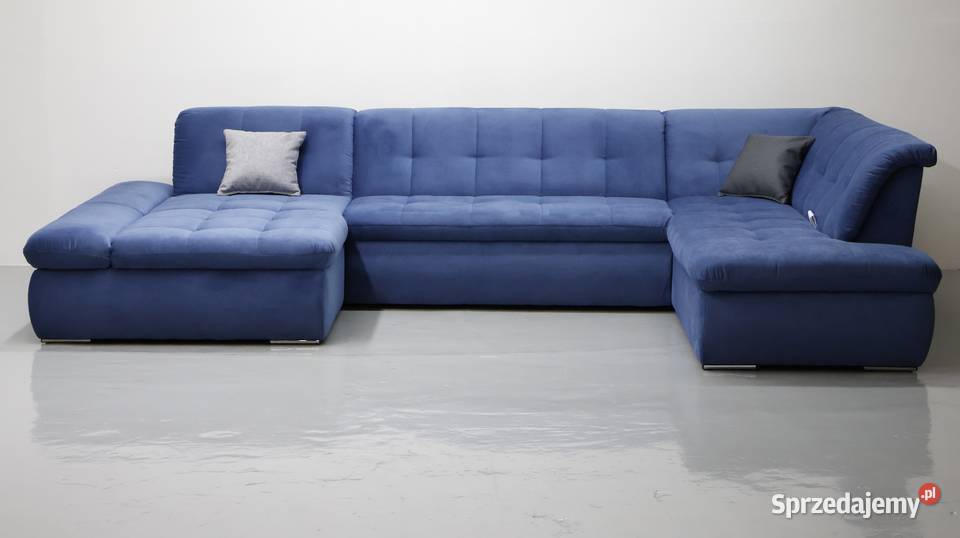 TNJ nowy niemiecki narożnik U funkcja spania 80cm Dom i Ogród