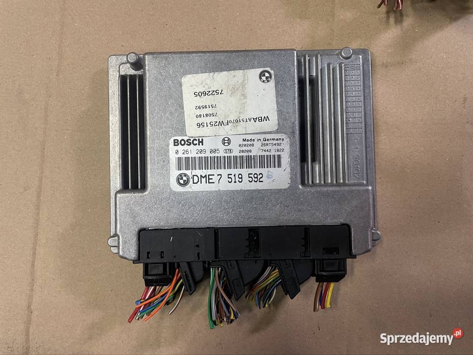 DME 7519592 komputer sterownik silnika bmw 3 e46 Szczecin