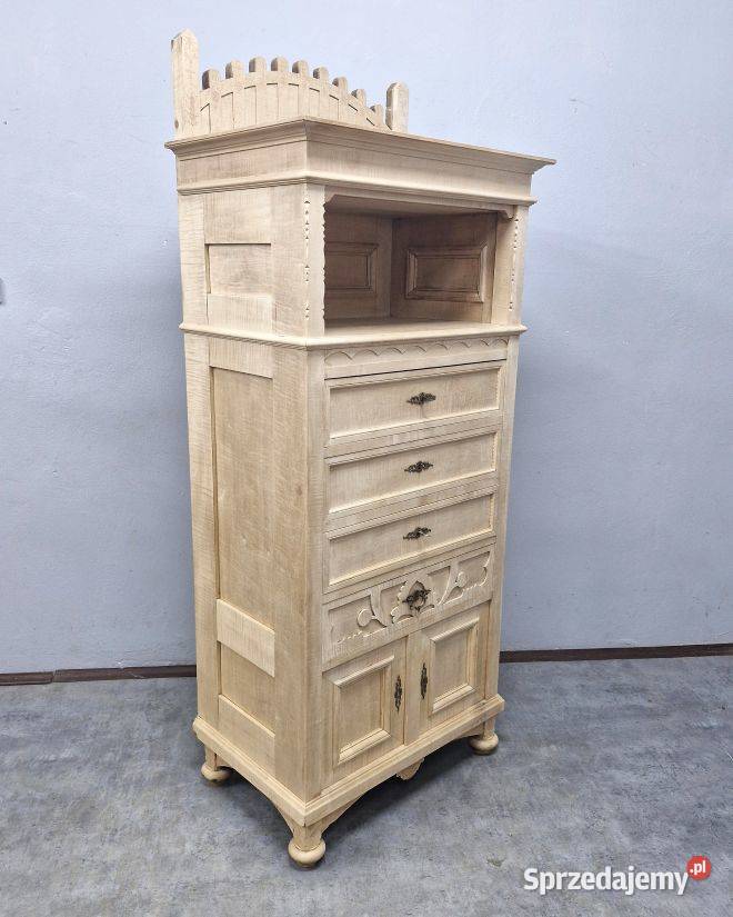 Ładny Dębowy Słupek Secesyjny AntykiMarki Marki sprzedam