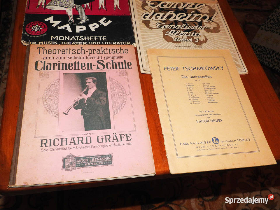 Kolekcja magazynów muzycznych nut z XIX XX wieku Przemyśl