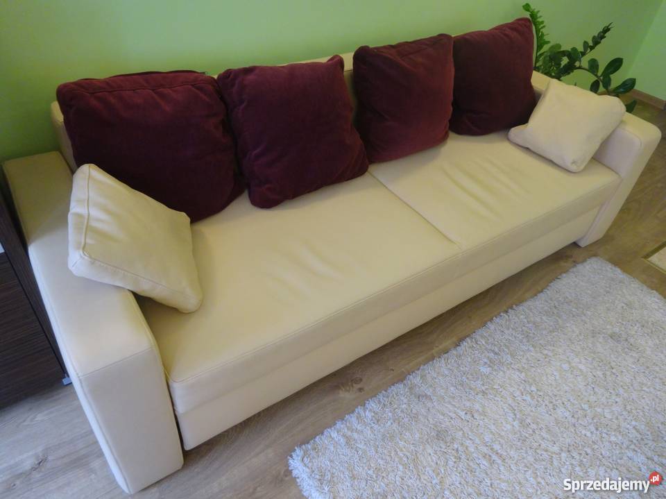 Sofa z funkcją spania WAJNERT ekoskóra warmińsko-mazurskie Olsztyn