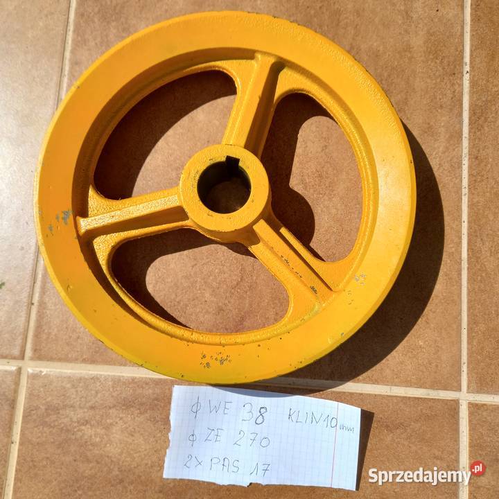 Koło pasowe 270 mm na paski 17 mm Leśnictwo Jarosław