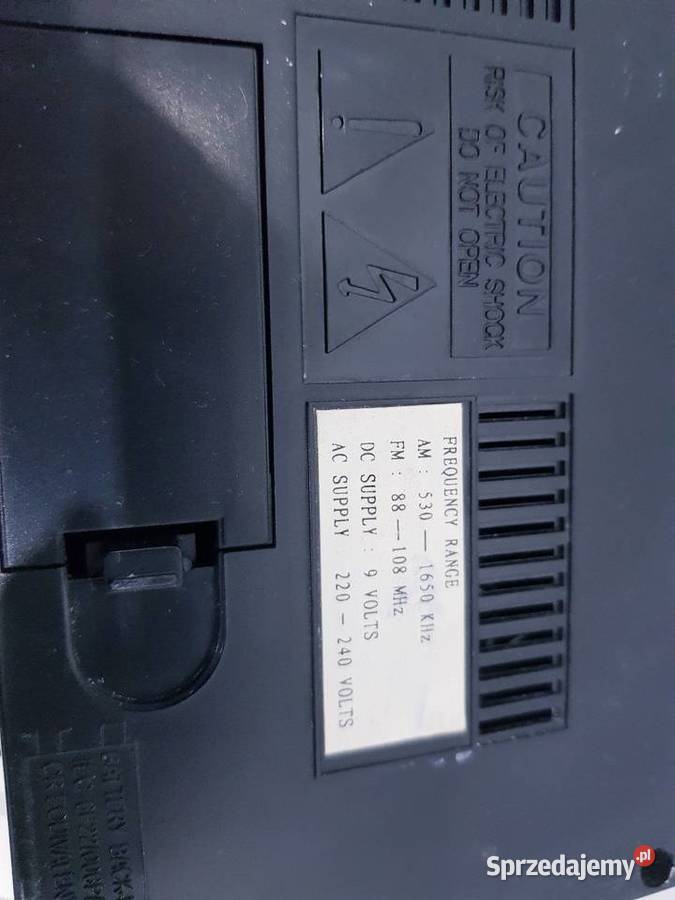 Stary zabytkowy radiobudzik DIGITAL śląskie